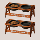 Comedouro Elevado em Madeira para Gatos e Cães – Mais Conforto, Higiene e Organização no Cantinho do Pet - Angel & Home