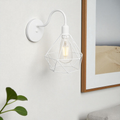 Luminária arandela de parede retrô com acabamento diamante aramado, bivolt, da marca Angel & Home.