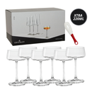 Jogo de Taças em Cristal para Vinho e Champanhe – Experiência Sofisticada para Momentos Especiais em Casa - Angel & Home