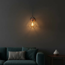 Luminária Arandela de Parede Retrô Diamante Aramado 127v/220v