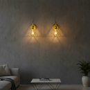 Luminária Arandela de Parede Retrô Diamante Aramado 127v/220v