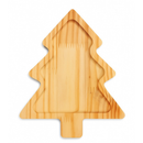 Kit Petisqueiras de Natal em Madeira Pinus: Árvore, Estrela, Presente e Gorro para Mesa Posta
