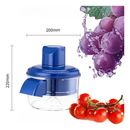 Descascador Elétrico de Alho Frutas e Vegetais Automático – Design Portátil e Bateria Recarregável via USB
