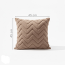Capas Almofadas Decorativas 45X45cm Aveludada Pelúcia com Zíper para Quarto Sala Cama Sofá