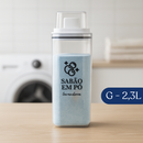 Kit Dispenser de Lavanderia -1-5l-e-2-3l com Etiquetas - Organização e Praticidade