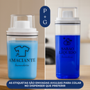 Kit Dispenser de Lavanderia -1-5l-e-2-3l com Etiquetas - Organização e Praticidade