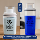 Kit Dispenser de Lavanderia -1-5l-e-2-3l com Etiquetas - Organização e Praticidade