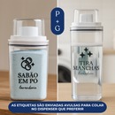 Kit Dispenser de Lavanderia -1-5l-e-2-3l com Etiquetas - Organização e Praticidade