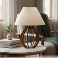 Kit 2 unidades Abajur La Finesse Cupula - Luminária Para Decoração Quarto e Sala - Angel & Home
