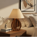 Kit 2 unidades Abajur La Finesse Cupula - Luminária Para Decoração Quarto e Sala - Angel & Home
