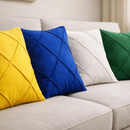 Kit 4 Capas Almofada Brasil Copa Do Mundo Seleção Braisleira 45x45 Suede Decorativa Luxo Sala Sofá