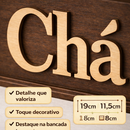 Porta Sachê De Chá Em MDF Vintage Cozinha