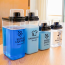 Kit Dispenser de Lavanderia -1-5l-e-2-3l com Etiquetas - Organização e Praticidade