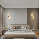 Arandela Luminária De Parede Moderna Dourada Led 4w Fibra Ótica Acrílica Muda De Cor