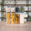 Kit de 8 Potes Herméticos Porta-Mantimentos – Despensa Organizada e Alimentos Mais Frescos no Dia a Dia - Angel & Home