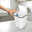 Lixeira automática inteligente de 16L com sensor infravermelho, adequada para banheiro, cozinha ou escritório, marca Angel & Home