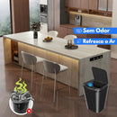 Lixeira automática inteligente de 16L com sensor infravermelho da Angel & Home, ideal para banheiro, cozinha ou escritório