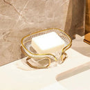 Saboneteira com drenagem para banheiro e lavabo, feita por Angel & Home, com espaço para a caixa de sabonete e fácil drenagem.