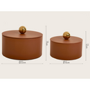 Kit 2 Caixinhas Decorativas Organizadoras Multiuso Porta Joias Em MDF