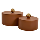 Kit 2 Caixinhas Decorativas Organizadoras Multiuso Porta Joias Em MDF