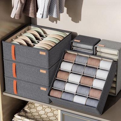 Kit 4 Organizador de Roupas Intima  – Caixa para Meias, Roupas Íntimas