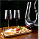 Jogo De 6 Taças Cristal Bohemia Titânio Xtra Vinho Champanhe 220 a 560ml Grátis Escova P/ Taças