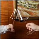 Jogo De 6 Taças Cristal Bohemia Titânio Xtra Vinho Champanhe 220 a 560ml Grátis Escova P/ Taças