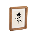 Porta Retrato Decorativo Luxo Em Madeira Natural 10x15 cm Pendente Parede Mesa Foto Família Sala