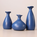 Trio de Vasos Decorativos Garrafa em Cerâmica Porto – Vasos para Sala, Quarto, Escritório - Angel & Home