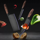 Conjunto De Facas Inox 6 Peças Antiaderente Com Cabo Reforçado Descascador E Tesoura Lucky Bazar