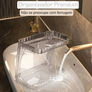 Prateleira Organizador Diamante Acrílico Porta Maquiagem Suporte Multiuso De Mesa