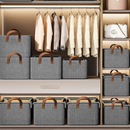 KIT 3 Caixas Organizadoras com Tampa Transparente – Oxford Reforçado 47×28×20cm