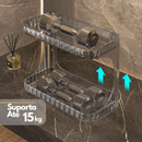 Prateleira Organizador Diamante Acrílico Porta Maquiagem Suporte Multiuso De Mesa