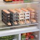 Porta Ovos 4 Andares Organizador Geladeira Suporte Bandeja Dispenser Deslizante Rolante