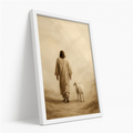 Quadro Decorativo Religioso Pastoreio para Sala/Quarto