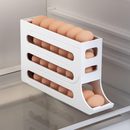 Porta Ovos 4 Andares Organizador Geladeira Suporte Bandeja Dispenser Deslizante Rolante - Angel & Home