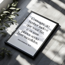 Quadro Decorativo Consagre Ao Senhor Fundo Branco Bíblia Versículo Cristão Fé Motivacional Quarto