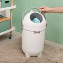 Lixeira Sistema Antiodor Fralda Bebe Lixo Magico Branca - KZI