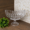 Centro de Mesa Wolff Pé de Cristal Geneva 28cm x 15cm x 23cm