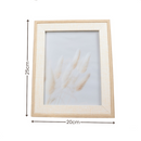Kit 2 Porta Retratos de Mesa MDF Collection Moldura Decorativa de Fotos 10x15cm e 15x20cm