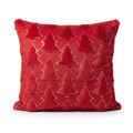 Kit 2 Peças Capa Natalina Almofada Decorativa 45X45 Bordada alto relevo árvore de Natal