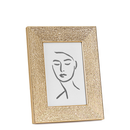Porta Retrato Dourado 10x15 Poliestireno Decorativo Luxo