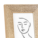 Porta Retrato Dourado 10x15 Poliestireno Decorativo Luxo