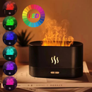 Umidificador De Perfume Ar Ultrasônico Com Simulação De Iluminação LED Máquina De Fragrância De Chama Colorida