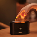 Umidificador De Perfume Ar Ultrasônico Com Simulação De Iluminação LED Máquina De Fragrância De Chama Colorida