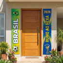 Kit 2 Faixas Premium Brasil Decoração Unica Exclusiva Peças Painel Vertical Copa 2026
