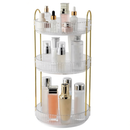 Organizador de Maquiagem Giratório – Suporte Multiuso 2/3 Andares p/ Cosméticos e Perfumes