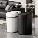 Lixeira automática de 12L com sensor infravermelho da Angel & Home, sem toque, para cozinha ou banheiro.